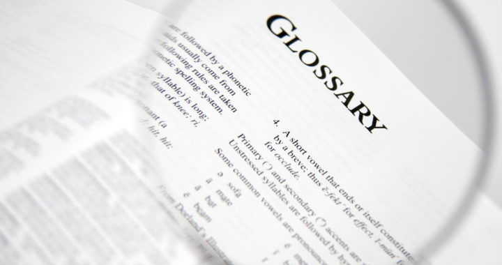 Magnifying glass glossary